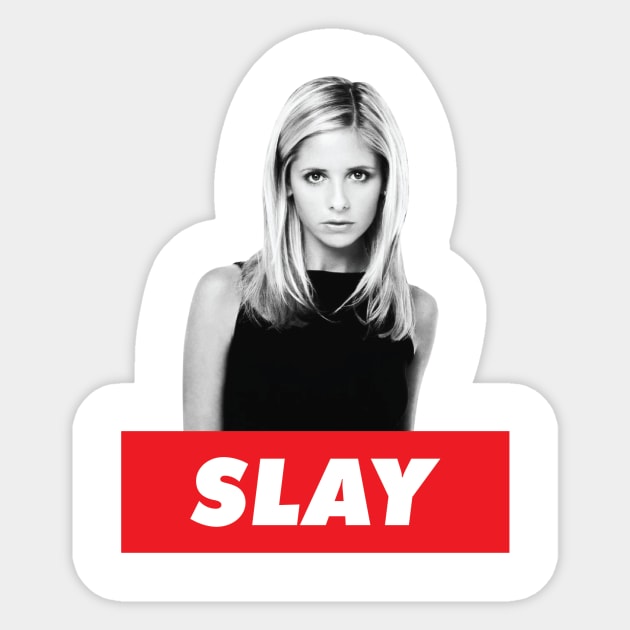 Buffy the Vampire Slayer: SLAY Sticker by hinoonstudio